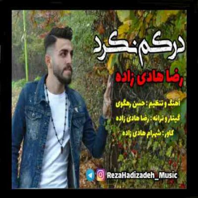 عکس کاور آهنگ جدید رضا هادی زاده به نام درکم نکرد عکس جدید رضا هادی زاده