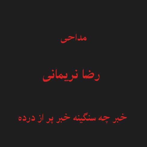 خبر چه سنگینه خبر پر از درده / رفیق نیمه راه من خداحافظ