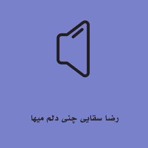 رضا سقایی چنی دلم میها